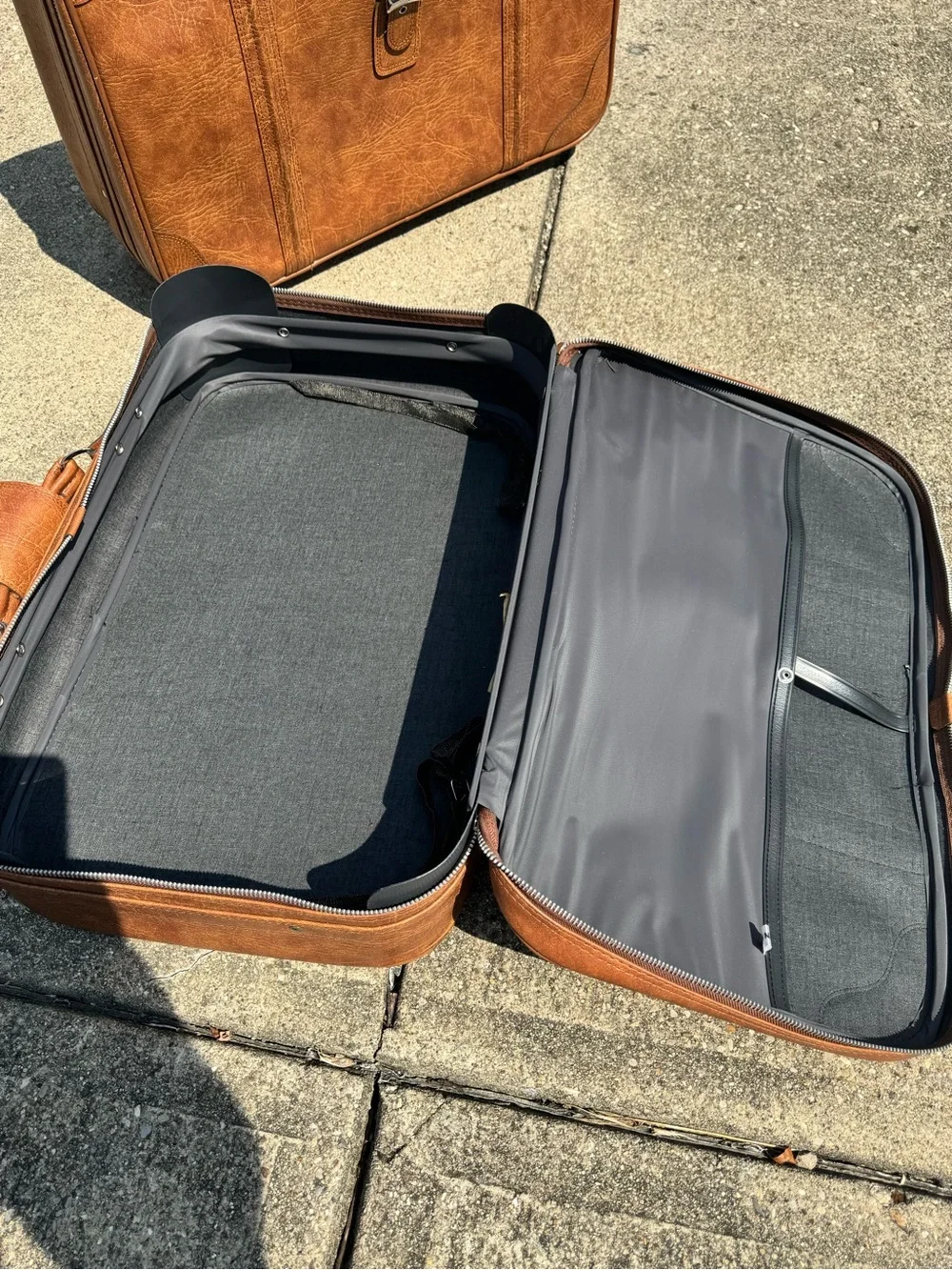 Flying Time Other | Rare Vintage Flying Time 2 Piece Luggage Set | Color: Brown